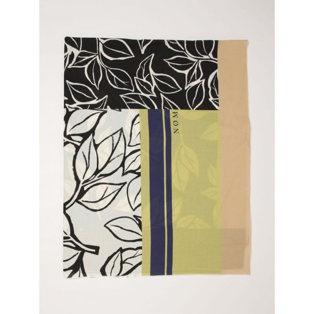 All-Over Floral Print Cotton Foulard Nom